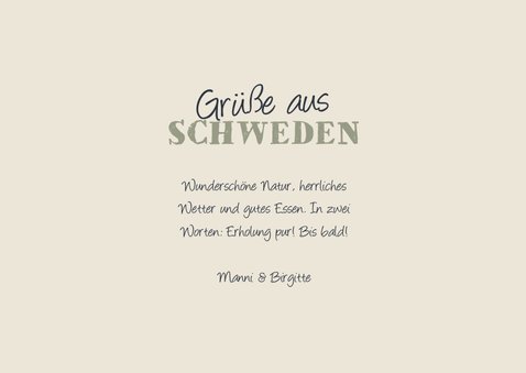 Urlaubskarte Zelt bei Nacht und eigenes Foto 3