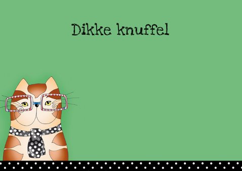 Vaderdag Kat met stropdas - SK 3
