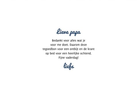 Vaderdagkaart vintage tegoedbon en typografie sterren 3