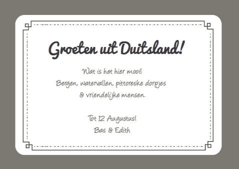 Vakantie Landkaart Duitsland 3