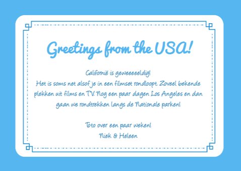 Vakantie Landkaart USA 3