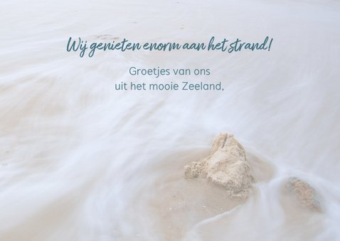 Vakantiegroet strand Zoutelande 3