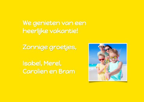 Vakantiekaart - fotocollage - OT 3