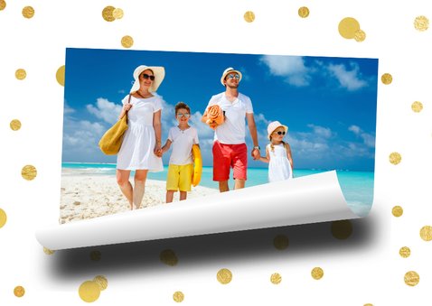 Vakantiekaart Holiday Greetings memo blaadje 2