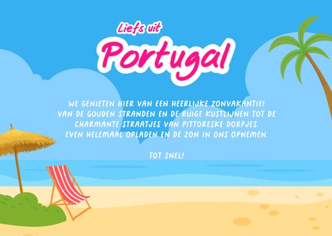 Vakantiekaart vakantiediscounter Portugal 3