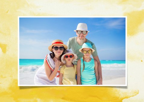 Vakantiekaart zonnig met foto's 2