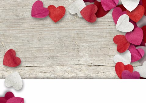 Valentijn confetti hartjes leuk 2