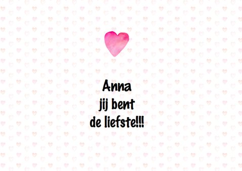 Valentijn hartjes tekst 2