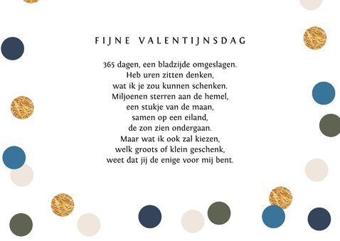 Valentijnscadeaubon confetti goud waardebon 3