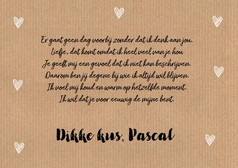 Valentijnskaart collage liefde 3