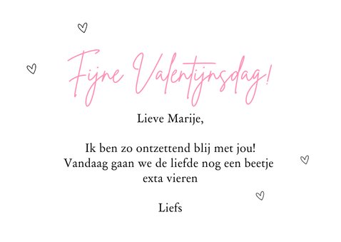 Valentijnskaart handlettering dikke kus door de brievenbus 3