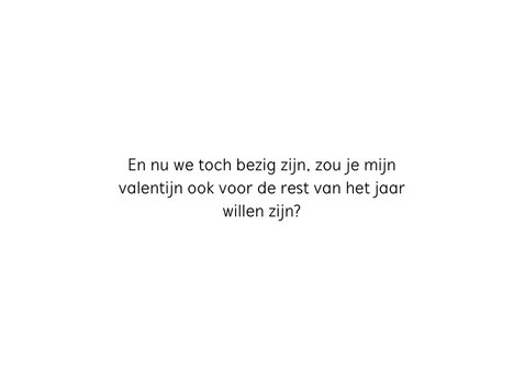 Valentijnskaart Mijn Lief - Gedicht 3