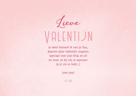 Valentijnskaart naughty coupons uitknipbaar 3