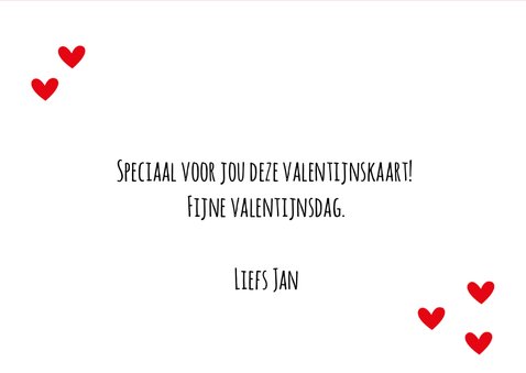 Valentijnskaart sweetheart 3