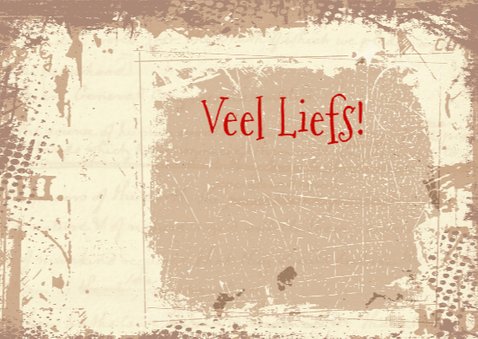 veel liefs kruiwagen 3
