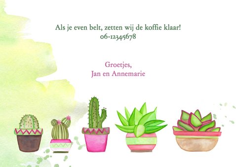 Verhuisbericht met cactussen 3