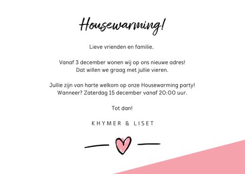 Verhuisbericht we are moving hip met foto 3