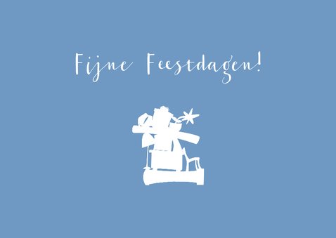 Verhuiskaart bakfiets en kerstboom 2