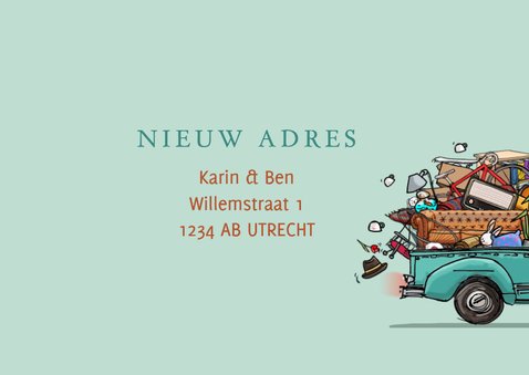 Verhuiskaart Buck wagen av 3