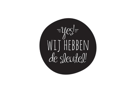 Verhuiskaart foto sleutels 2