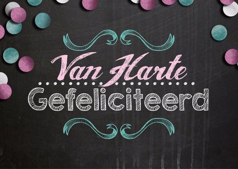 verhuiskaart handlettering krijtbord trendy 2