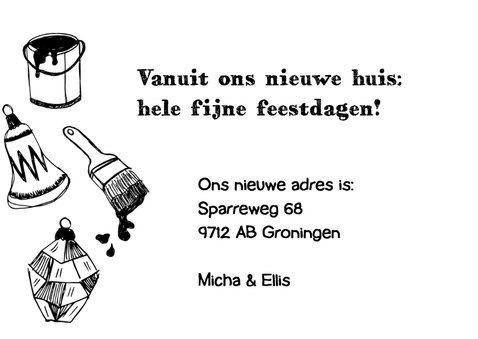 Verhuiskaart kerst en klussen 3