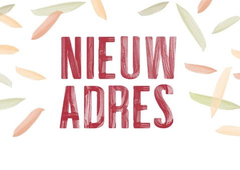 Verhuiskaart stoere verf letters 2