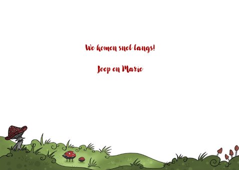 Verhuiskaart vrolijke bus 3