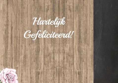 Verjaardag felicitatie krijtbord 3