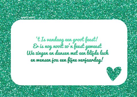 Verjaardag Glitter 3