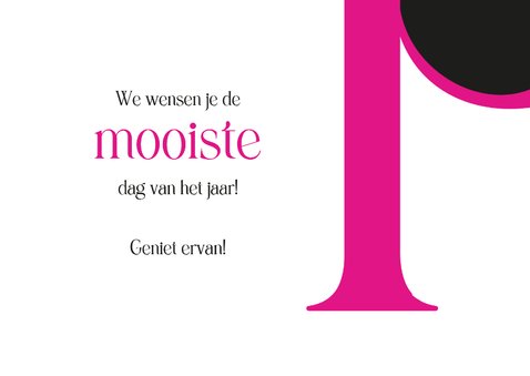 Verjaardag proficiat met een grote P 3