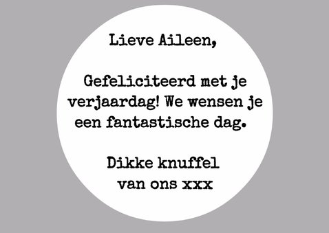 Verjaardag slagroom - IW 3