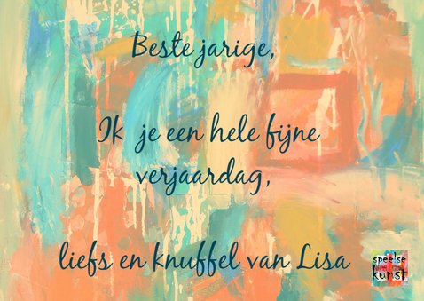 Verjaardag Speels en Vrolijk IW 3
