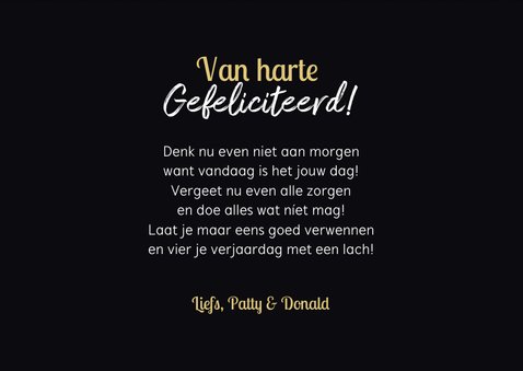 Verjaardagskaart 50 jaar retro muziek vinyl LP speler 3
