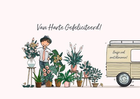 Verjaardagskaart Besteleend beige 3