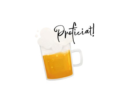 Verjaardagskaart bier proost gefeliciteerd verjaardag 2