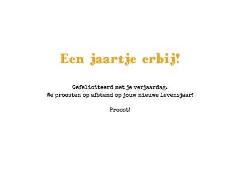 Verjaardagskaart bier proost gefeliciteerd verjaardag 3