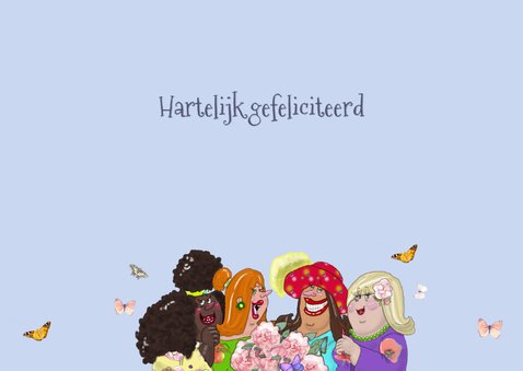 Verjaardagskaart Bloemetje voor de jarige 3