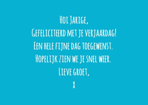 Verjaardagskaart Frikandel een vet Speciale verjaardag 3