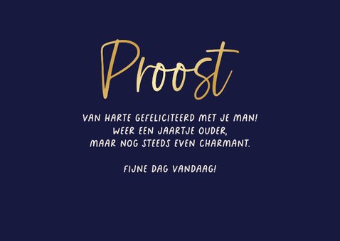 Verjaardagskaart gefeliciteerd man oud grappig bier confetti 3