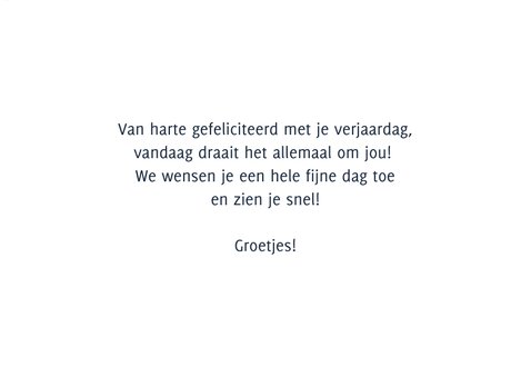 Verjaardagskaart Happy all-about-you-day to you! 3