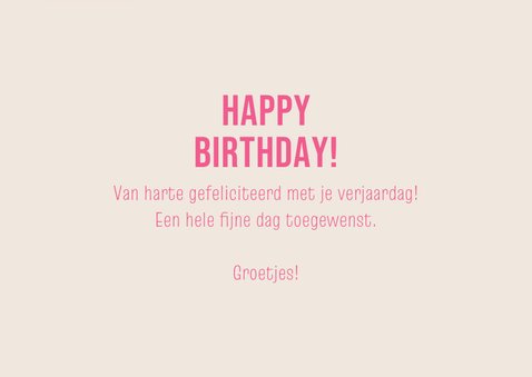 Verjaardagskaart happy birthday ballonnen geometrie 3