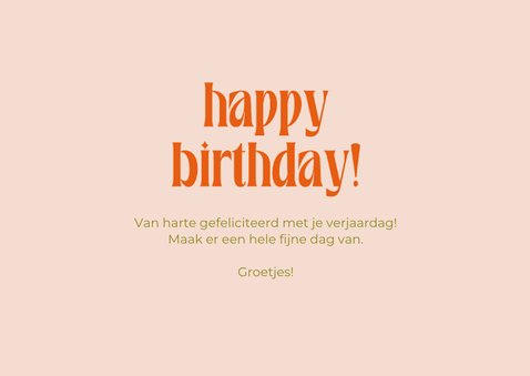 Verjaardagskaart happy birthday groene blokjes groovy paars 3