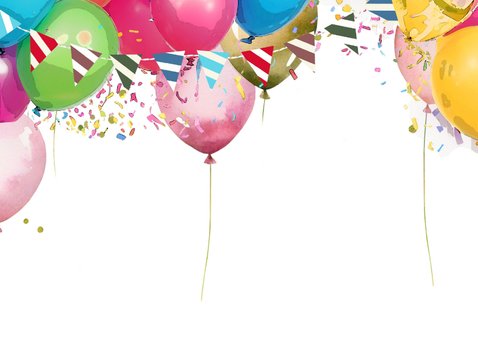 Verjaardagskaart hiep hop hoera konijn 2