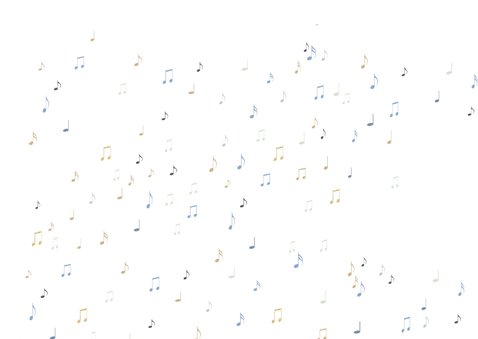 Verjaardagskaart HY blauw met orkest 2