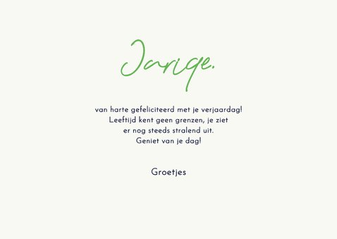 Verjaardagskaart man foto staat je goed jarig zijn 3