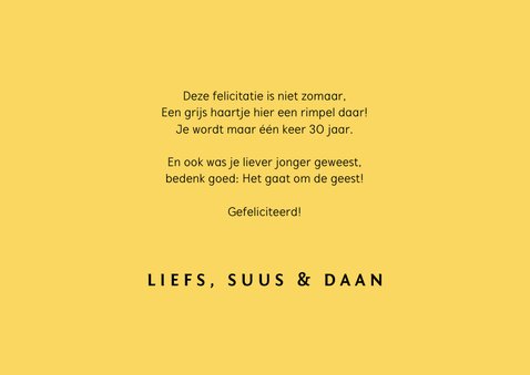 Verjaardagskaart man proficiat gouden letters stoer stijlvol 3