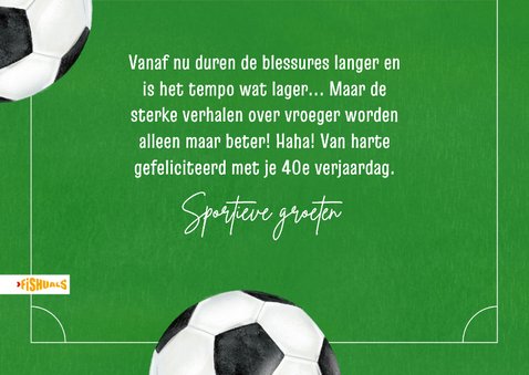 Verjaardagskaart met rode kaart en vlaggetjes 3