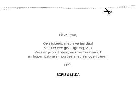 Verjaardagskaart met waslabel  3