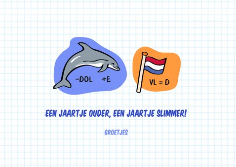 Verjaardagskaart rebus 3